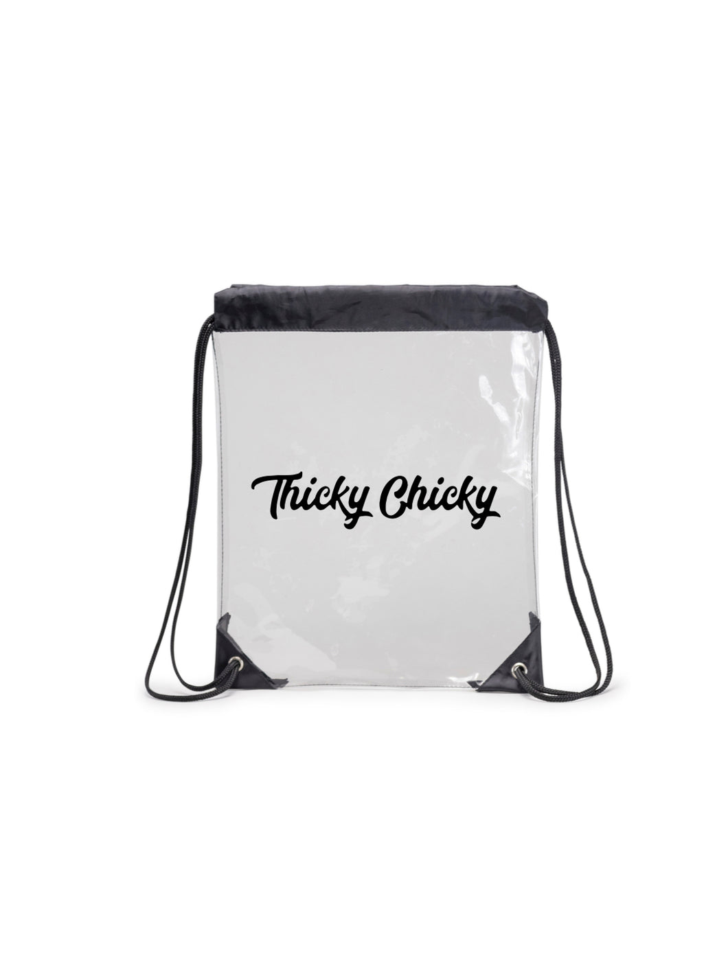 Clear String Tote Bag